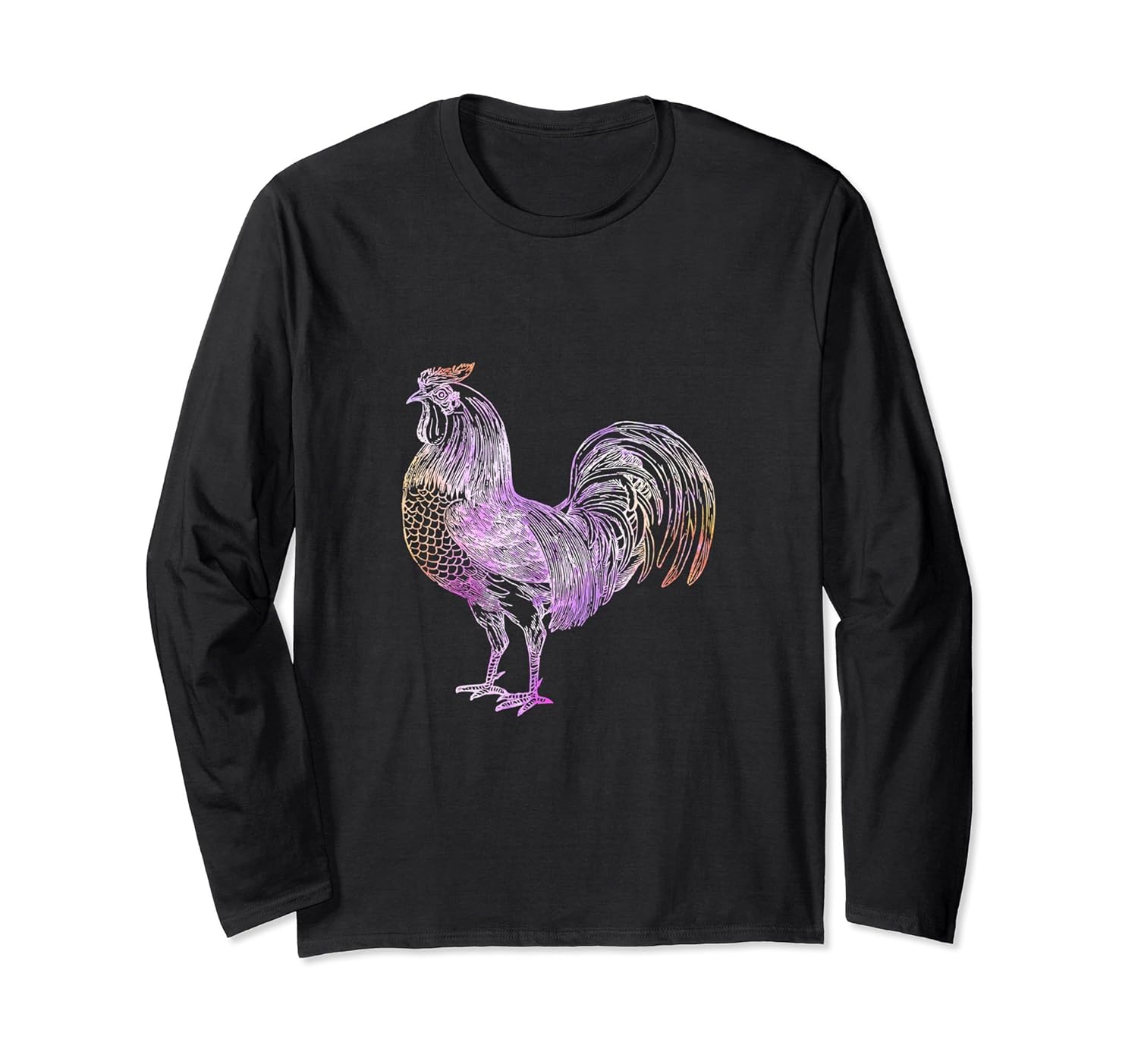 Cool Rooster Chicken Pet Shirt Mom,Woman Long Sleeve T Shirt-anz