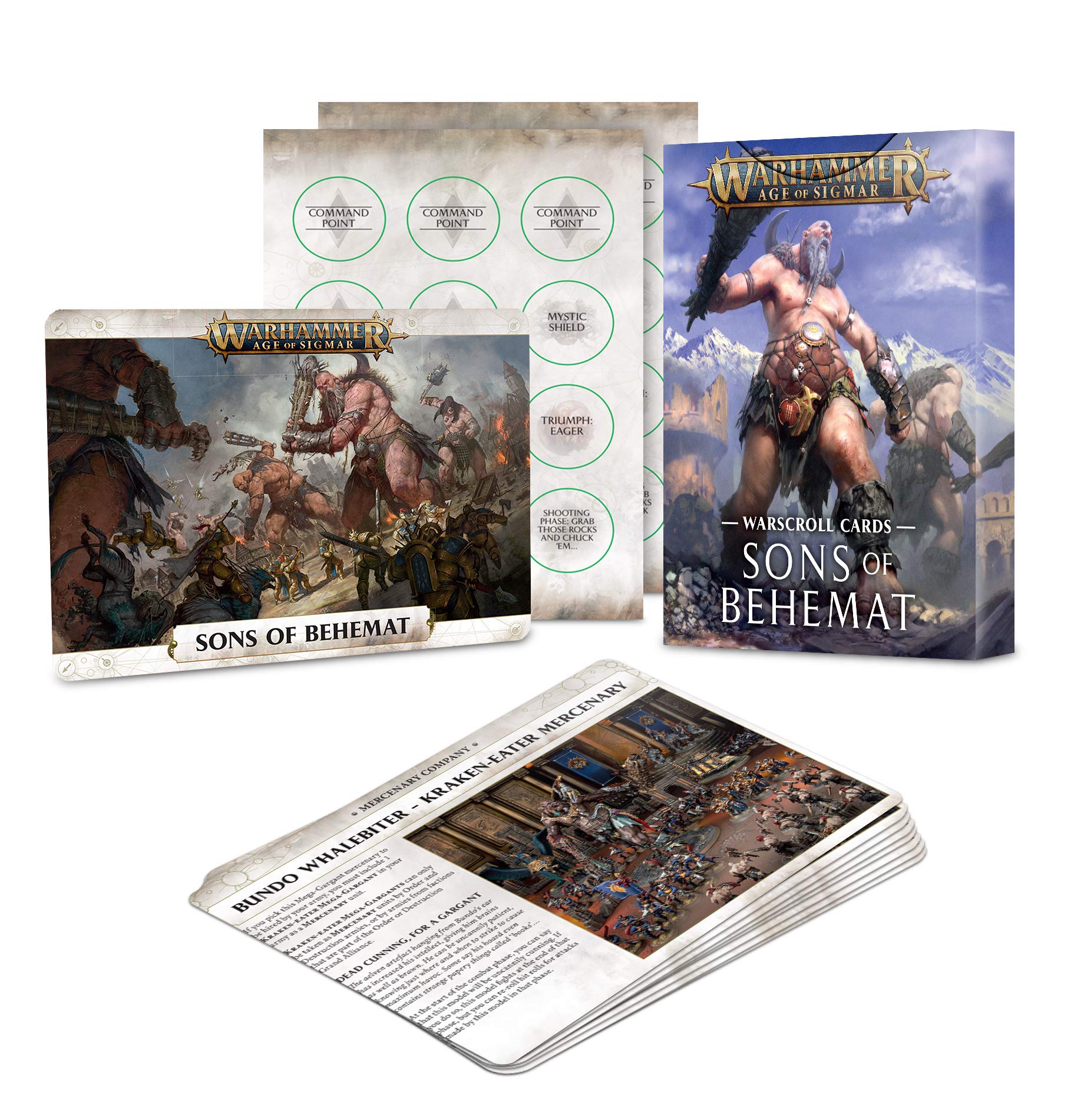 Games Workshop - Age of Sigmar - Warscroll Cards: Sons Of Behemat