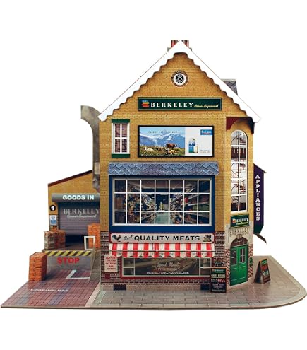 BK 4803 1:48 Scale Garden Houses Photo Real Scale Building Kit for