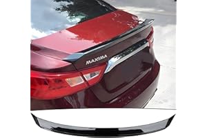 NEESPOC Rear Trunk Spoiler Wing Fit for Nissan Maxima S/SL/SR/SV/Platinum 2016-2023 Gloss Black Decklid Lip Exterior Accessories