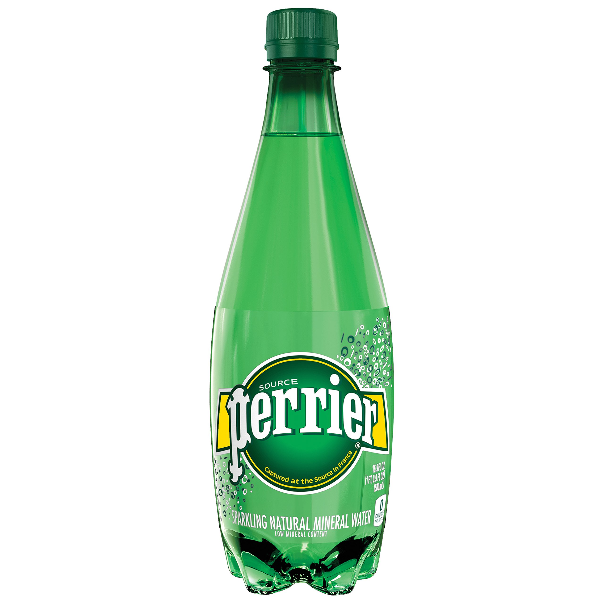 Galleon Perrier Carbonated Mineral Water, 16.9 Fl Oz. Plastic Bottles