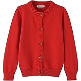 Toddler Knit Cardigan Little Boy Girl Button Up Sweater 18 Months - 12 Years