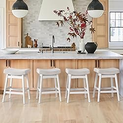Cozyman Bar Stools Set of 4, Barstools with Sturdy