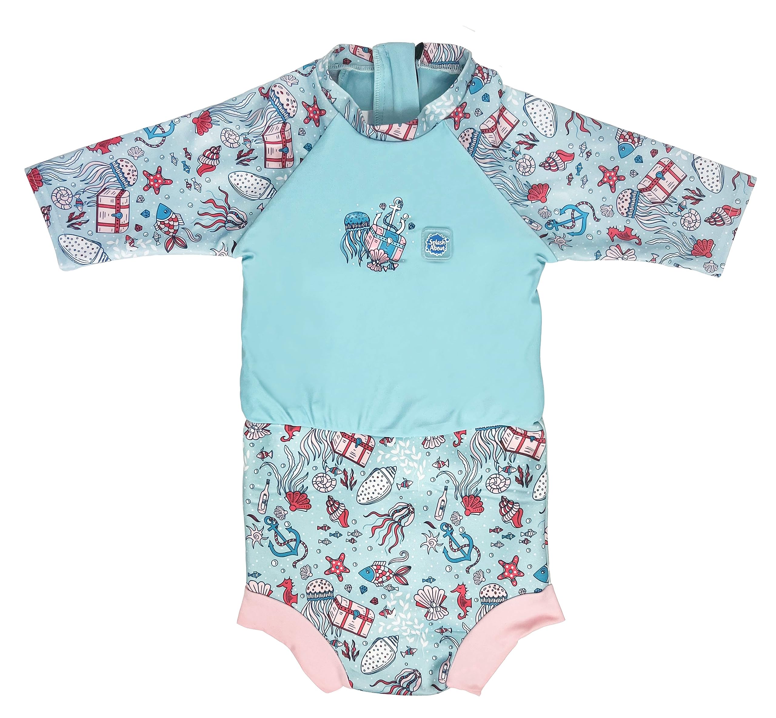 Splash About Happy Nappy Sunsuit, Hidden Treasure 6-14 Months