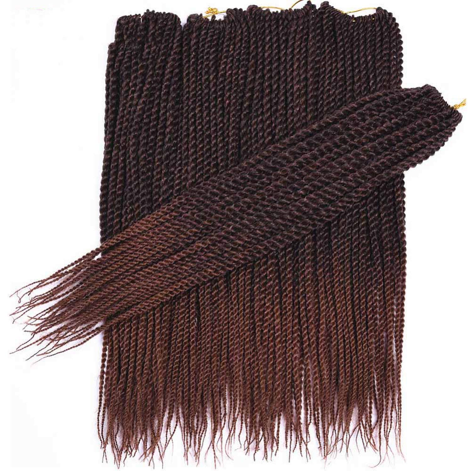 Crochet Braids 18" Senegalese Twist Braids Hair Braiding Hair Synthetic Hair Extensions BlackTBlueTLight Blue Red,P1B/30,18inches