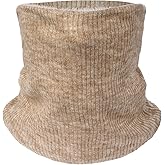 YKYUASD Winter Fleece Neck Warmer Gaiter Knitted Neck Face Cover Unisex Thick Warmer Face Scarf for Cold Weather Gift