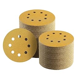 Keeimp 100 Pcs 5 Inch Sanding Discs Hook and