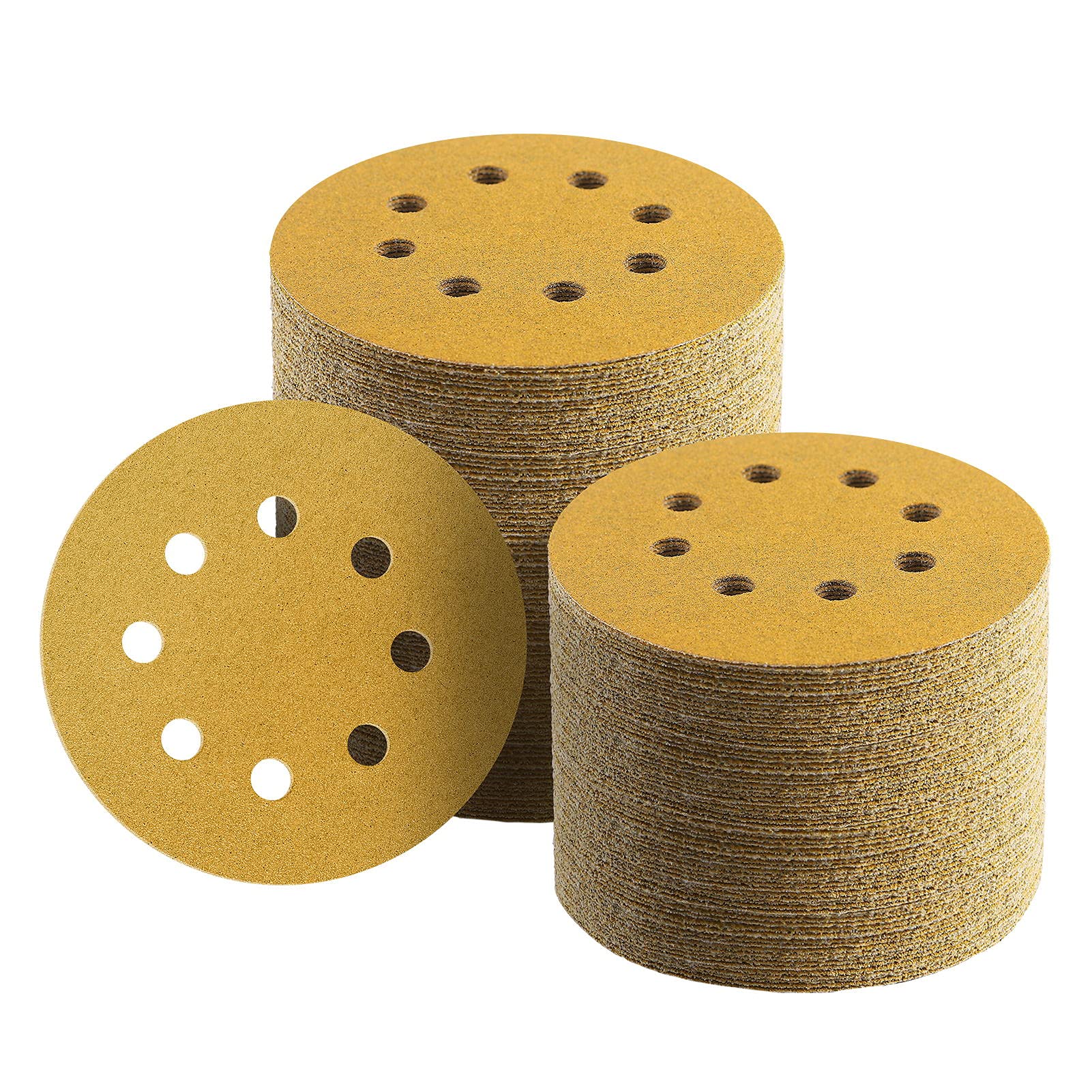 Keeimp 100 Pcs 5 Inch Sanding Discs Hook and