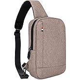 Sling Bag Crossbody Bag Men with USB Charging Port Small Messenger Bag Cross Body Shoulder Bag Sling Backpack Women
