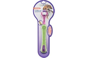 EZDOG Three Sided Toothbrush for Dogs | Dental Care for Dogs for Fresh Breath | Dog Toothbrush for Small Dogs and Small Breeds Teeth Cleaning Dog Oral Care
