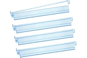 NIFLIRT Mahjong Racks with Pushers 4PCS Set Majiang Tile Holder Acrylic Mahjong Racks Accessories and Gifts