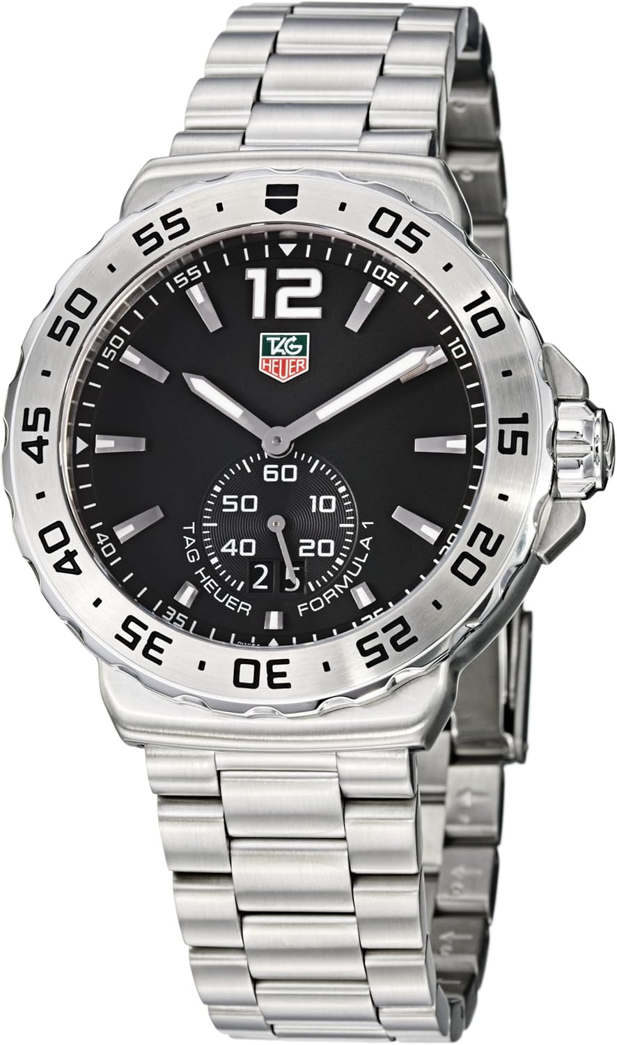 Tag Heuer Men's Analogue Quartz Watch with Stainless Steel Strap