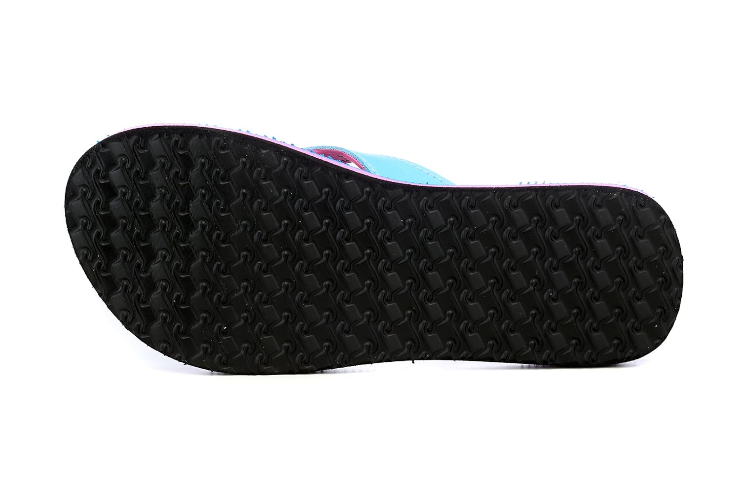 sparx women sfl-503 blue pink flip flop & slippers -8uk
