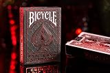 Bicycle Metalluxe Red Playing Cards 1 Deck Air Cushion Finish Professional view 6