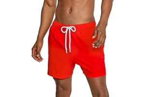 Speedo Men's Swim Trunk Short Length 16" Mesh Lined Fitness Printed Training Shorts