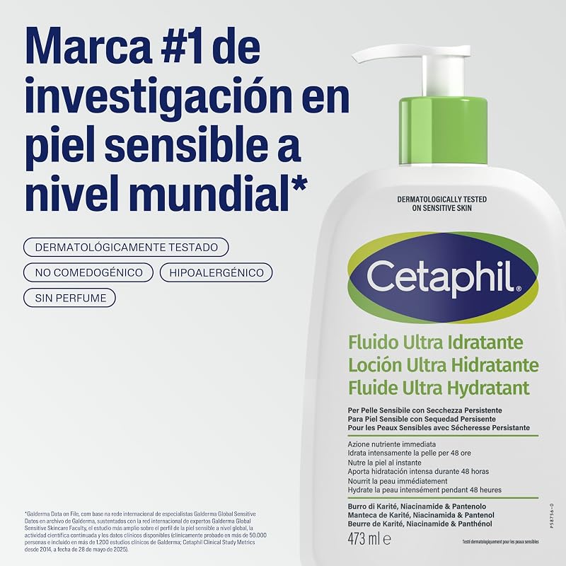 Loção Ultra Hidratante 473ml, para pele com secura persistente