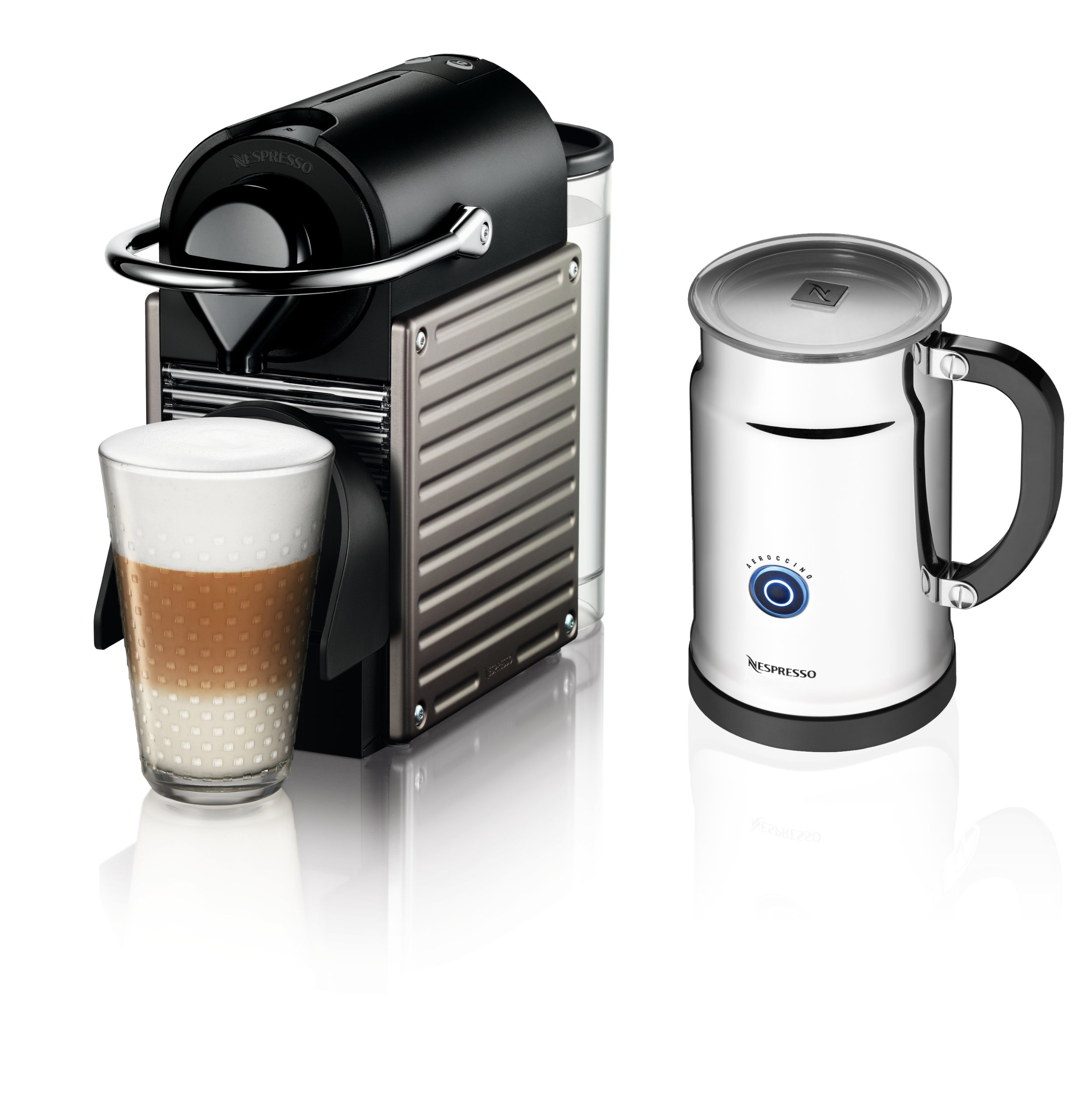 Buy Nespresso Pixie Espresso Maker With Aeroccino Plus Milk Frother