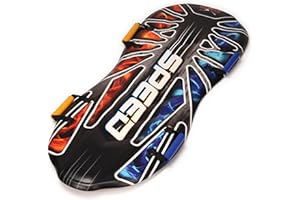 Flexible Flyer Premium 2 Person Foam Sled for Kids and Adults - Large 50" Winter Toboggan Bobsled with Handles, Extremely Lightweight Snow Sled for Ages 5 & Up