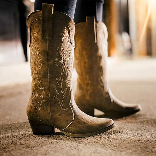 Western Boots Line Dancing Boots Amazon Square Toe Kids Western