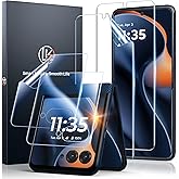 LK for Motorola Razr 2026 Screen Protector, for Motorola Razr 2025/2024 | Premium Soft TPU Film-2 Inner Screen Protector+2 Front Screen Protector, Touch Sensitive, HD Clear Clutch Assembly Bolts
