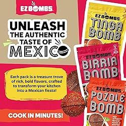 EZ Bombs Variety Pack – Pozole, Tinga & Birria