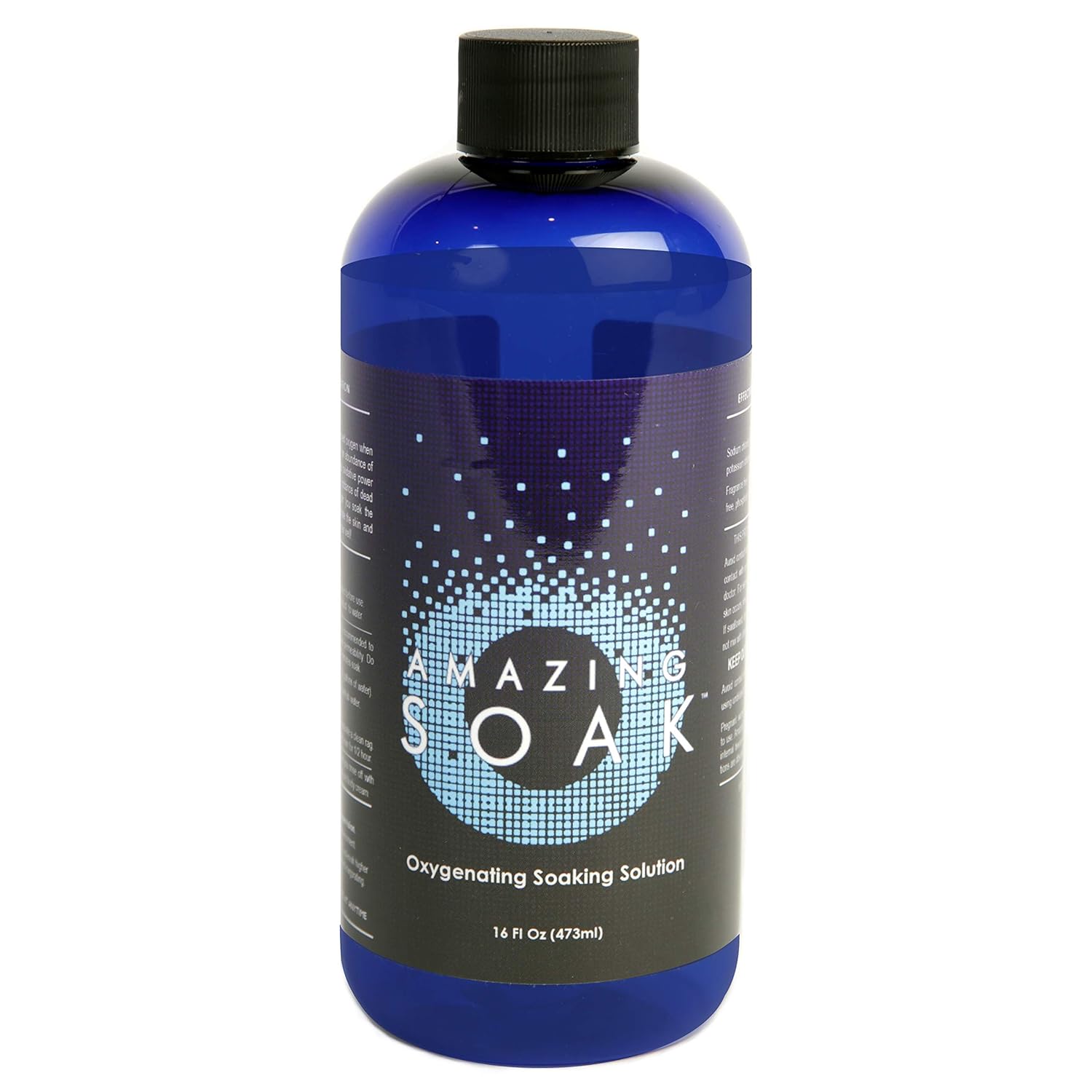 Amazing Soak Oxygenating Electrolyte Solution. Transdermal Oxygenation & Aerosolized Dissolved Oxygen: Relief Pain, Inflammation, Fatigue. Improve skin, Recovery, Immune System, Energy, Detox [16 Oz]