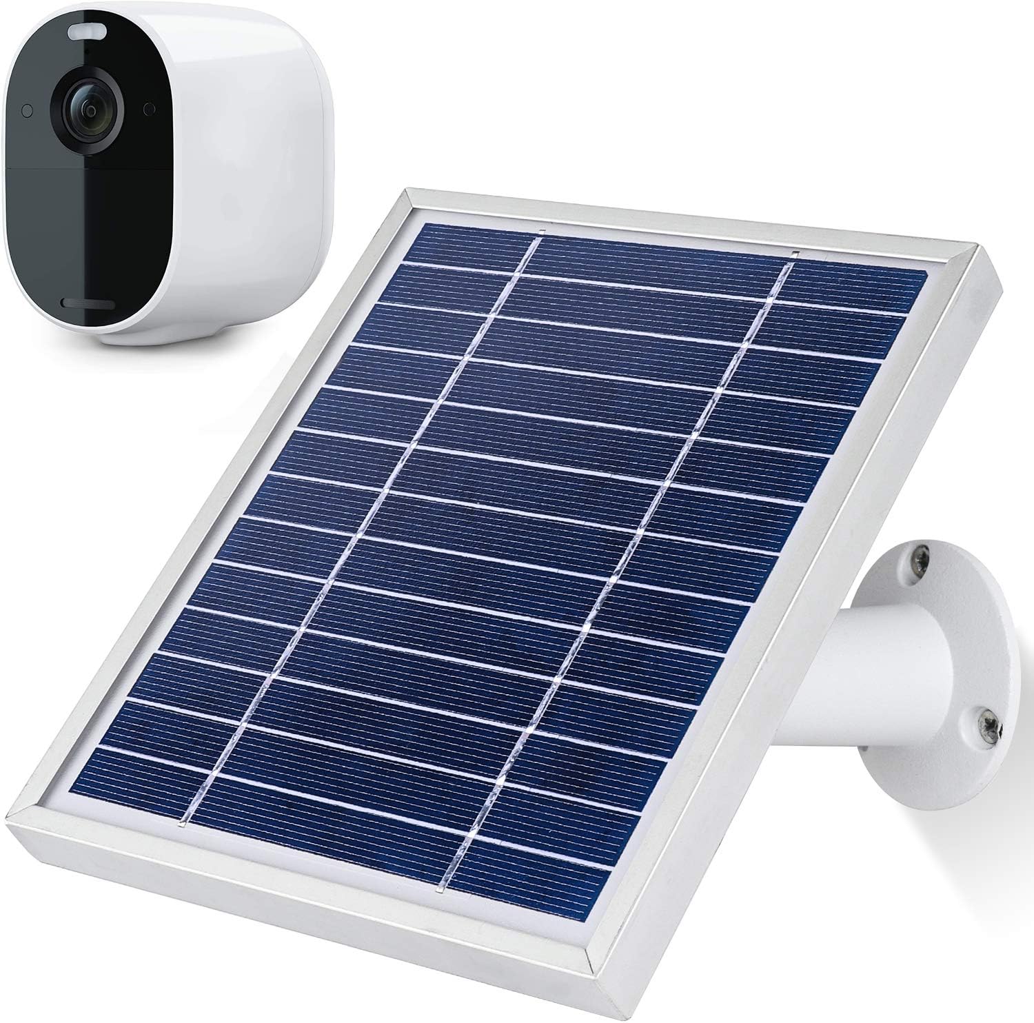 iTODOS Solar Panel Compatible with Arlo Essential Spotlight/XL Spotlight Camera,11.8Ft Outdoor Power Cable and Adjustable Mount,Charger for Essential,Not for Arlo HD Pro Pro2