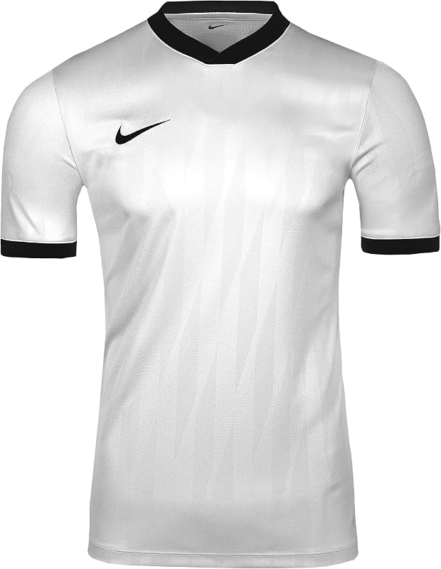 Dri-Fit Challenge VI Maillot De Foot À Manches Courtes pour Hommes, White/Black/Black, HV8141-101, M