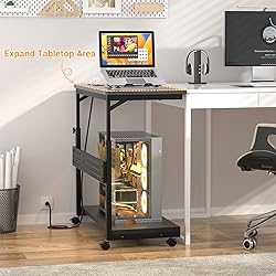 Besiost Computer Tower Stand with Power