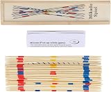 HENBRANDT Mikado Sticks 41pc Wooden Pickup Sticks Family Game Kids Toy view 2