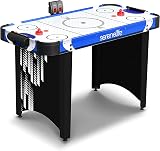 SereneLife Air Hockey Table Compact Arcade Game with LED Scoreboard view 1