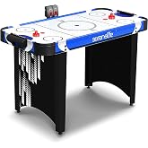 SereneLife 48" Air Hockey Game Table with 2X Stronger Motor, Digital LED Scoreboard, Puck Dispenser &amp; Complete Accessories