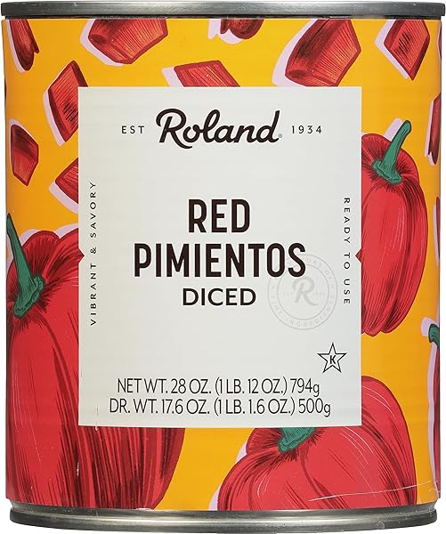 ROLAND FOODS DICED RED PIMIENTOS, SPECIALTY IMPORTED FOOD,...