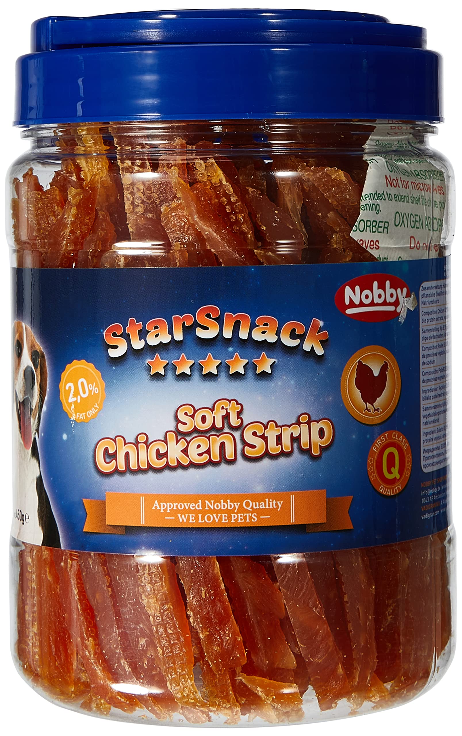 Nobby StarSnack Soft Chicken Strip, 450 g