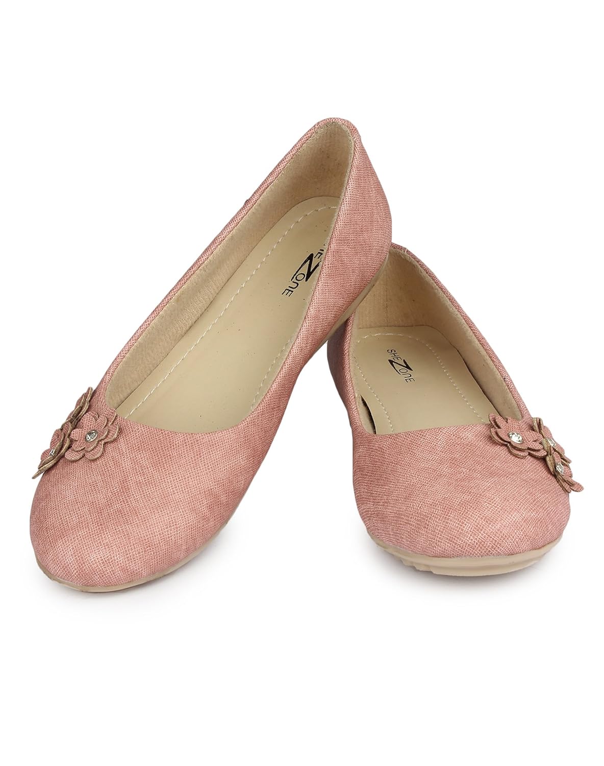 shezone women's pink synthetic bellies