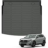 Auxko All Weather Cargo Liner Fit for Honda CR-V(Include Hybrid) 2023 2024 2025 2026 Upper Position TPE Rubber Trunk Mat CRV Accessories All Season Guard Odorless Anti-Slip Cargo Mat Black