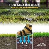 HSLighting Lawn Aerator Shoes with Dual Straps Spiked Sandals Universal Size view 2
