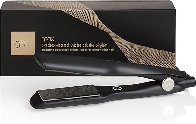 ghd Max Wide Plate Hair Straightener & Styler Black UK Plug