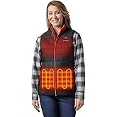 ORORO Women's Lightweight Quilted Heated Vest with USB-C Rechargeable Battery, Heated Quilted Vest