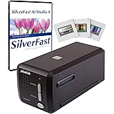 Plustek OpticFilm 8300i Ai Film Scanner - Converts 35mm Film & Slide into Digital, Bundle SilverFast Ai Studio 9 + QuickScan 