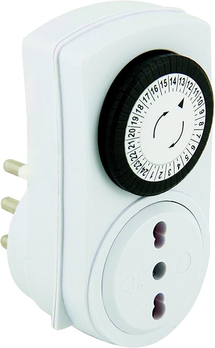 Velamp Sh001 Mini Minuteur Cycle Total De 24 Heures En Blocs De 30 Minutes 10 16 A Blanc Amazon Fr Bricolage