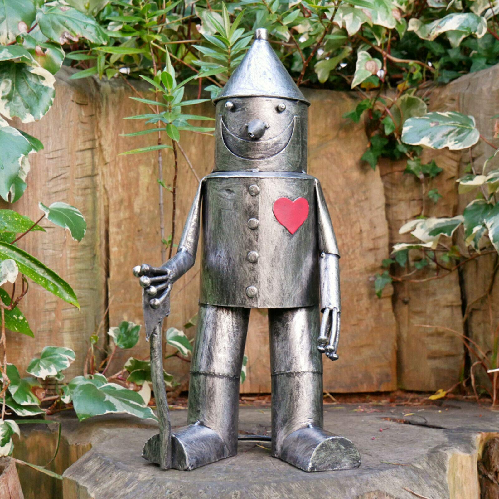 Darthome New Vintage Metal Wizard Of Oz Tin Man Garden Lawn Art Sculpture Ornament Small