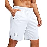 G Gradual Men's 5"/ 7"/ 9" Workout Running Shorts Quick Dry Lightweight Gym Shorts with Zip Pockets