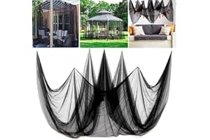 SAPBONTCHI Mosquito Netting, Sapontchi Garden Netting 10x33 ft Insect Netting for Garden, Black Mesh Netting for Garden Protection Mosquito Netting for Patio Protecting Skin DIY (Black)