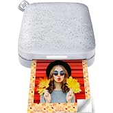 HP Sprocket Portable Photo Printer (2nd Edition) &ndash; Instantly print 2x3" sticky-backed photos from your phone &ndash; [Luna Pearl] [1AS85A]