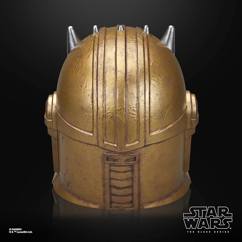 The Black Series The Armorer, casque électronique premium, article de cosplay pour adulte, dès 14 ans