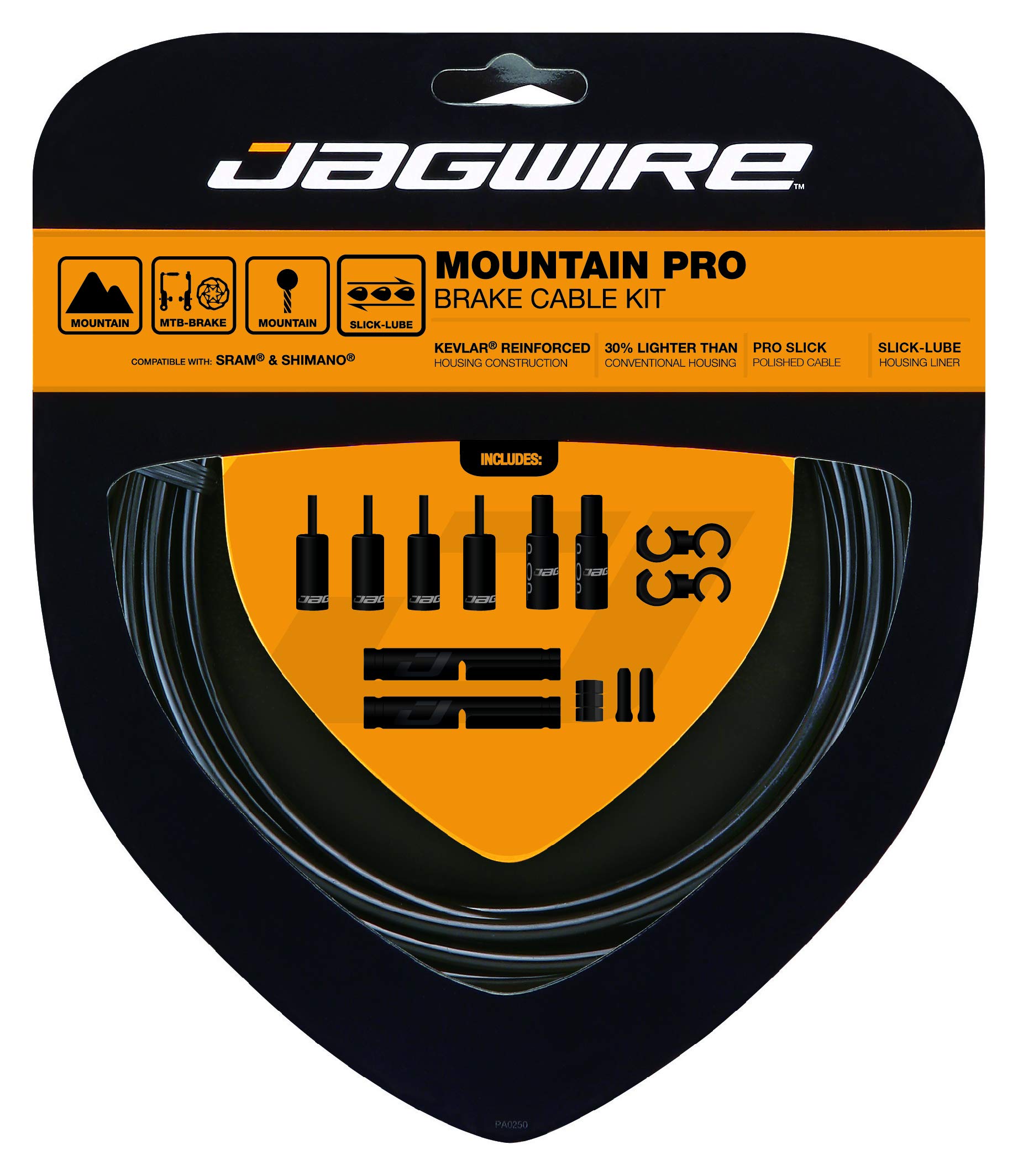 Jagwire Mountain Pro Complete Brake Cable Kit - Black