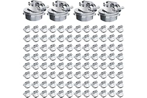 ETCYAOXIN 50pcs 1/2" Clamp Type Cable Connectors, cable connector clamp Steel Connector for Metallic Conduit Protect Cables Silver-Zinc