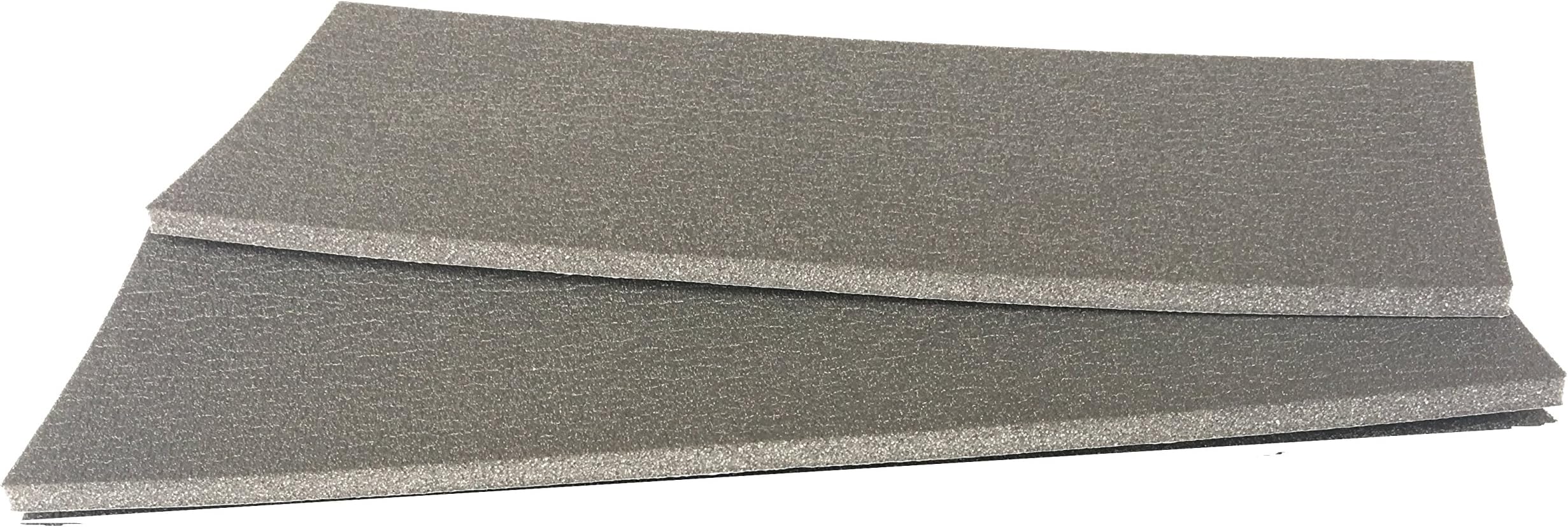 Bumper for Walls Garage Car Box, Set of 2 Panels Polyethylene Self-Adhesive – 45 x 16.5 x 1.0 cm Thickness – Grey RAL 7030 – Protection FIANCATA Car Door, Buffer Protection Bumper