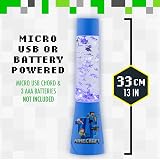 Paladone Minecraft Glitter Liquid Mood Light Officially Licensed Lava Lamp view 3